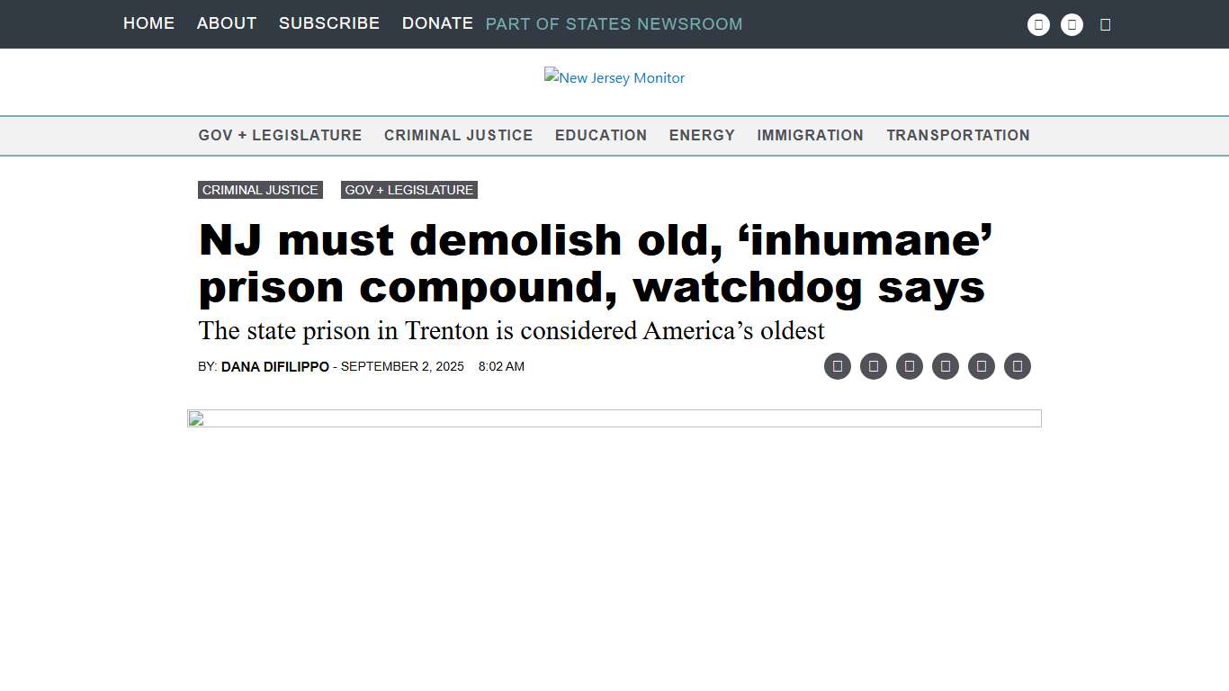 NJ must demolish old, 'inhumane' prison compound, watchdog says • New Jersey Monitor